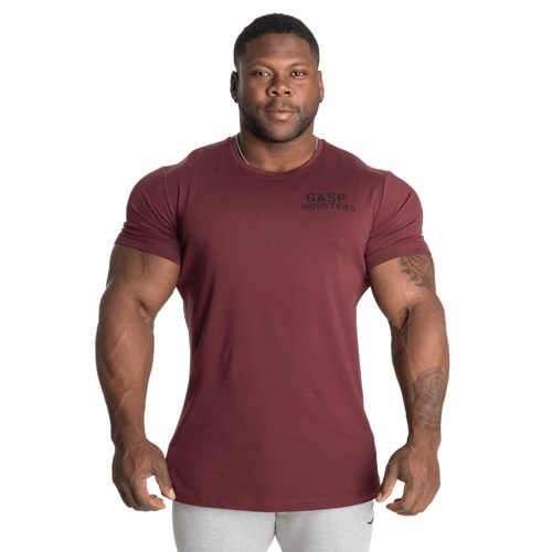 Gasp 89 Classiche Tapered Tee Bordeaux | 5739246-SC