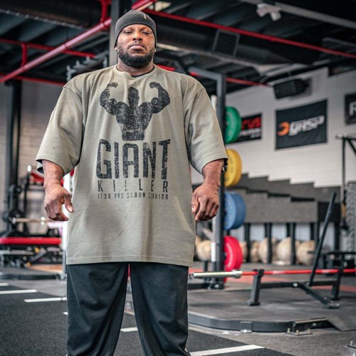 Gasp Giant Killer Iron Tee Vert | 4627095-CY