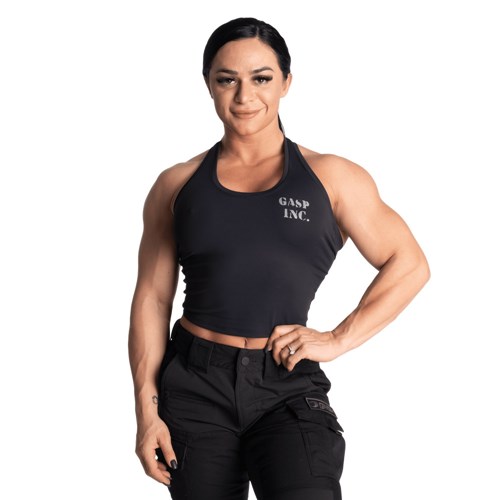 Gasp Hardcore Crop T-Back Noir | 1368290-BT