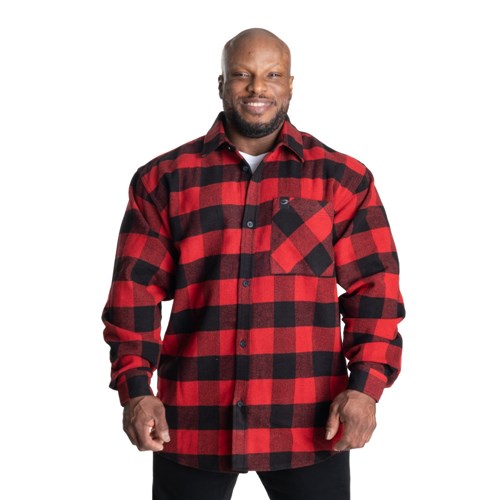 Gasp Heavy flannel shirt Rouge Noir | 2671059-YG