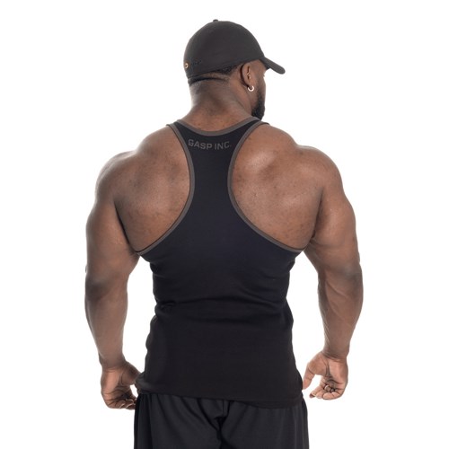Gasp Nervuré T-back Noir | 3896142-KB