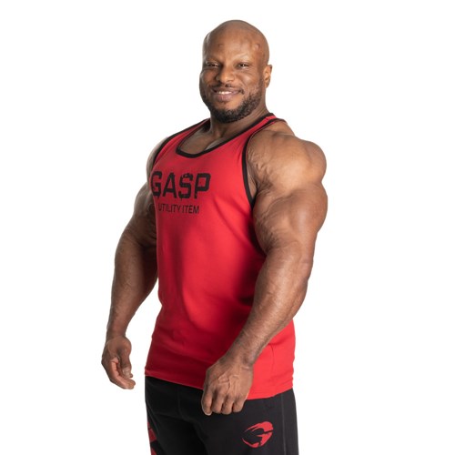 Gasp Nervuré T-back Rouge | 5738062-RM