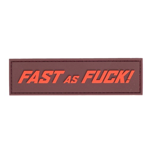 Gasp Rubber Patch 11x3 Fast as fuck | 6583902-EN