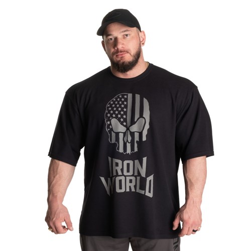 Gasp Thermal Skull Tee Asphalt | 0256819-WZ