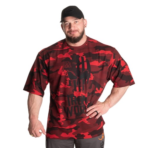 Gasp Thermal Skull Tee Rouge Camouflage | 0932857-YR