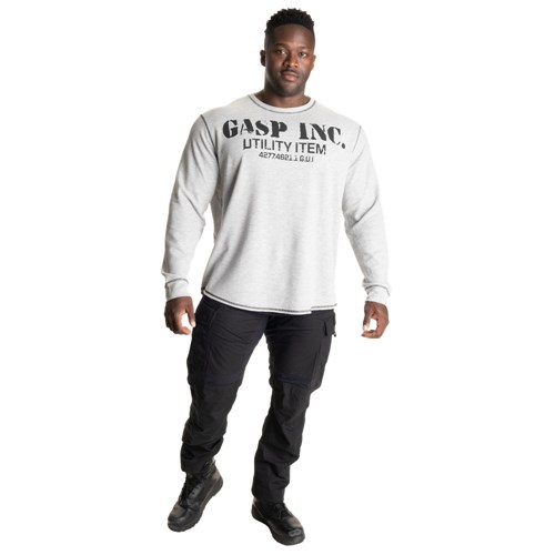 Gasp Thermal gym sweater Grise | 8932647-NK