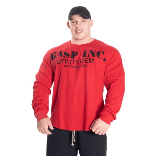Gasp Thermal gym sweater Rouge | 7560138-UK