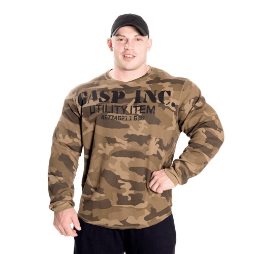 Gasp Thermal gym sweater Vert | 0987265-MR