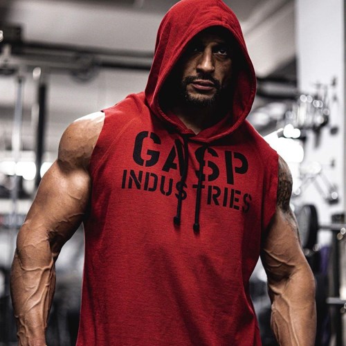 Gasp Thermal sl hoodie Rouge | 6453078-OT