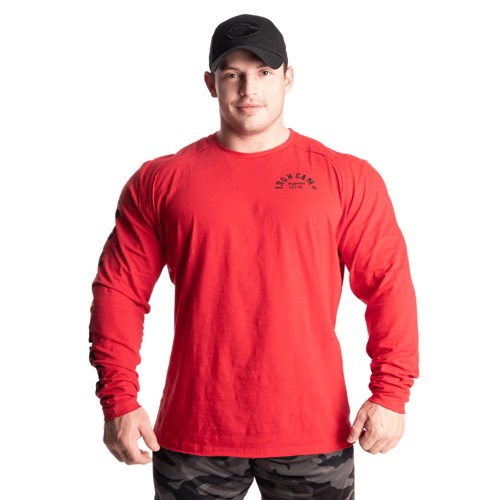 Gasp Throwback Long Sleeve Tee Rouge | 6530981-RF