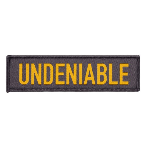 Gasp Woven Patch 11x3 Undeniable | 6524793-VR
